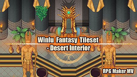 RPG Maker MV - Winlu Fantasy Tileset - Desert Interior DLC