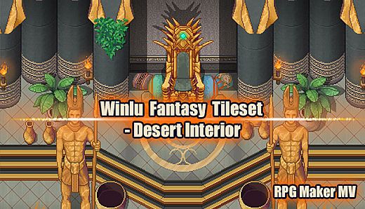 RPG Maker MV - Winlu Fantasy Tileset - Desert Interior