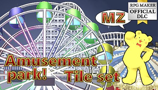 RPG Maker MZ - Amusement park! Tile set