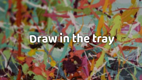 Draw in the tray Game