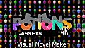 Visual Novel Maker - Potions Asset Pack 4K