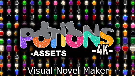 Visual Novel Maker - Potions Asset Pack 4K DLC