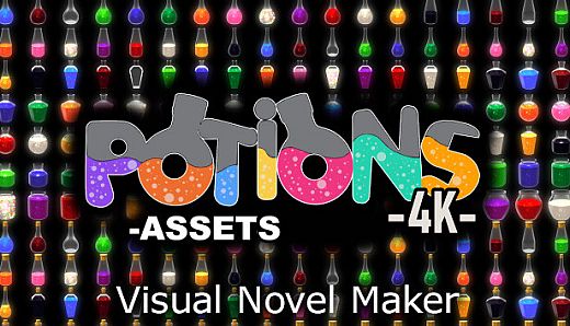 Visual Novel Maker - Potions Asset Pack 4K