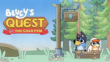 Bluey's Quest For The Gold Pen Game