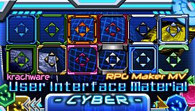 RPG Maker MV - Krachware User Interface Material CYBER
