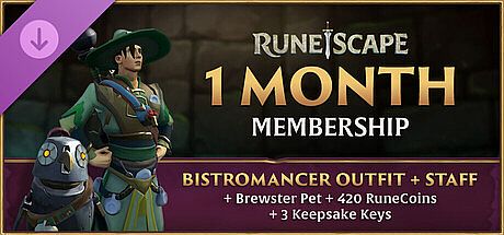 RuneScape: 1 Month Membership + Bistromancer Bundle