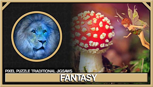 Pixel Puzzles Traditional Jigsaws Pack: Fantasy