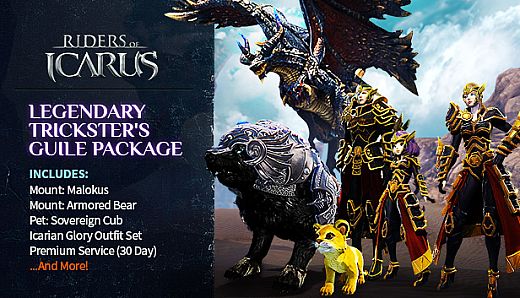 Riders of Icarus - Legendary Trickster's Guile Package