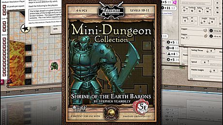 Fantasy Grounds - Mini-Dungeons #003: Shrine of the Earth Barons (5E) DLC