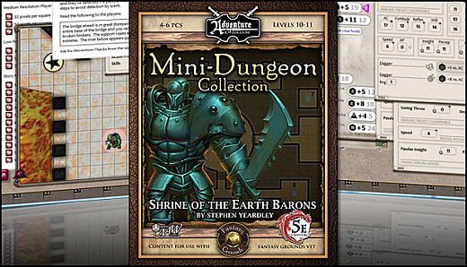 Fantasy Grounds - Mini-Dungeons #003: Shrine of the Earth Barons (5E)