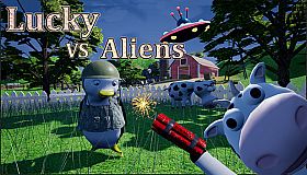 Lucky VS Aliens