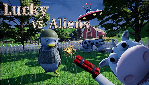 Lucky VS Aliens