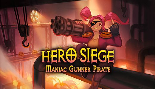 Hero Siege - Maniac Gunner Pirate (Skin)