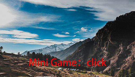 Mini Game：click