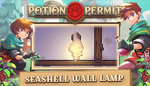 Potion Permit - Seashell Lighting - Wall