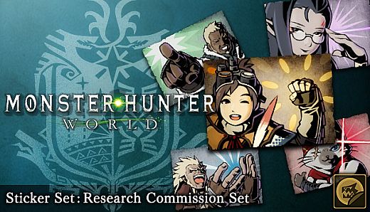 Monster Hunter: World - Sticker Set: Research Commission Set
