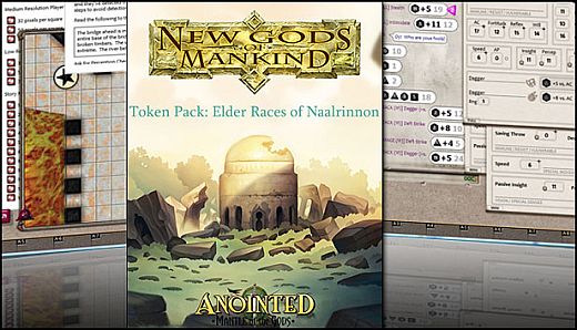 Fantasy Grounds - New Gods of Mankind - Anointed: Token Pack - Elder Races of Naalrinnon