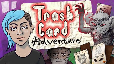 Trash Card Adventure Game
