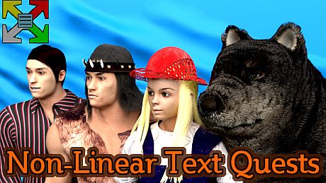 Non-Linear Text Quests Game