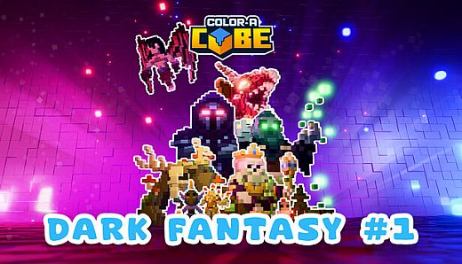 Color a Cube - Dark Fantasy #1