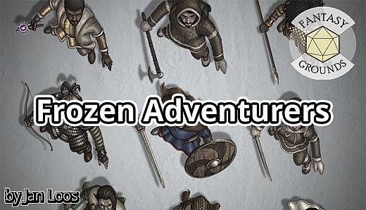 Fantasy Grounds - Jans Token Pack 31 - Frozen Adventurers