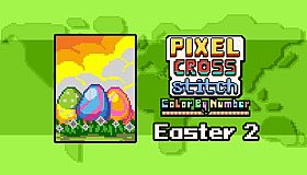 Pixel Cross Stitch - Easter Pack 2