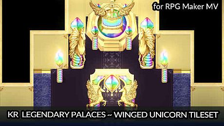 RPG Maker MV - KR Legendary Palaces - Winged Unicorn Tileset DLC