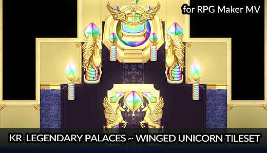 RPG Maker MV - KR Legendary Palaces - Winged Unicorn Tileset