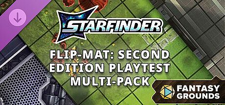 Fantasy Grounds - Starfinder Flip-Mat: Second Edition Playtest Multi-Pack DLC
