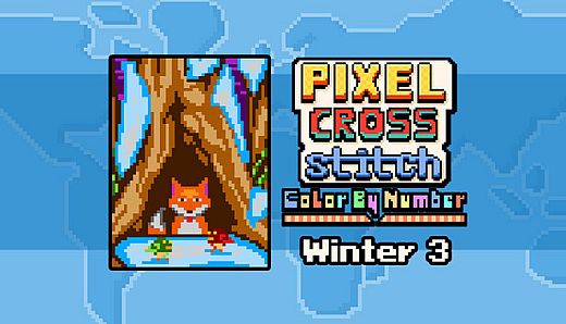 Pixel Cross Stitch - Winter Pack 3