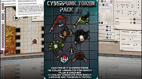 Fantasy Grounds - Cyberpunk 1 (Token Pack) DLC