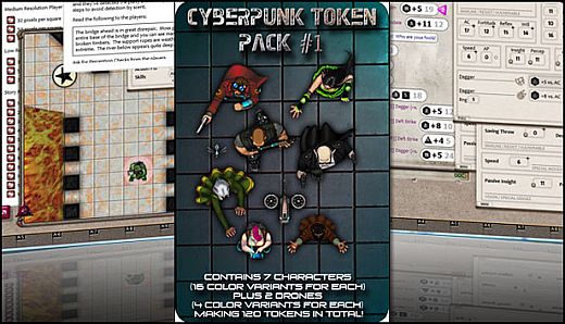 Fantasy Grounds - Cyberpunk 1 (Token Pack)