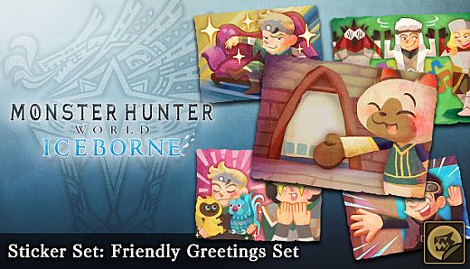 Monster Hunter: World - Sticker Set: Friendly Greetings Set