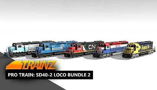 Trainz 2022 DLC - Pro Train: SD40-2 Loco Bundle 2