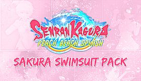 SENRAN KAGURA Peach Beach Splash - Sakura Swimsuit Pack