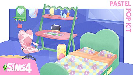 The Sims 4 Pastel Pop Kit DLC