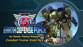 EARTH DEFENSE FORCE 5 - Air Raider Piloted Weapon: Combat Frame Gold Nyx