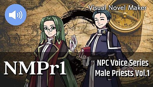 Visual Novel Maker - NPC Male Priests Vol.1