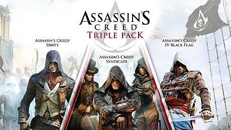 Assassin's Creed Triple Pack: Black Flag, Unity, Syndicate Bundle