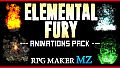 RPG Maker MZ - Elemental Fury Animations Pack