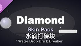 Water Drop Brick Breaker - Diamond Skin Pack