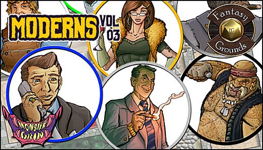 Fantasy Grounds - Moderns, Volume 3 (Token Packs)