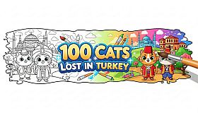 100 Cats Lost in Turkey Find & Color