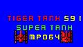 Tiger Tank 59 Ⅰ Super Tank MP064