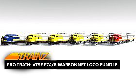 Trainz 2022 DLC - Pro Train: ATSF F7A/B Warbonnet Loco Bundle