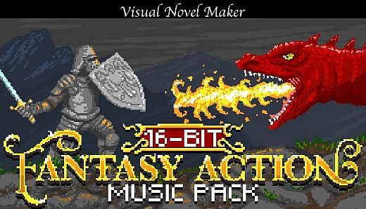Visual Novel Maker - 16 Bit Fantasy Action Music Pack