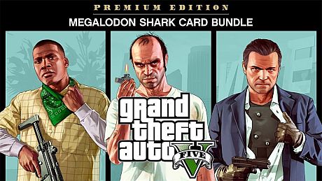 Grand Theft Auto V: Premium Online Edition & Megalodon Shark Card Bundle Bundle