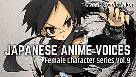 Visual Novel Maker - Japanese Anime Voices：Female Character Series Vol.9