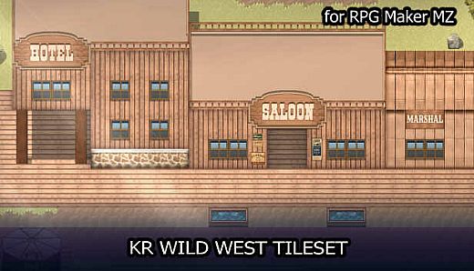 RPG Maker MZ - KR Wild West Tileset