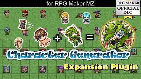RPG Maker MZ - Character Generator Expansion Plugin DLC